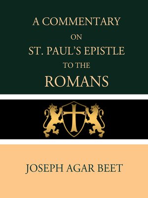 cover image of A Commentary on St. Paul's Epistle to the Romans